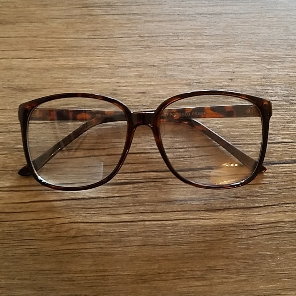 Rectangular clear reader frames glasses - Picture 2 of 5